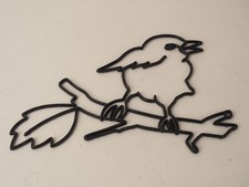 Vogel Wandbild 50er 60er Jahre