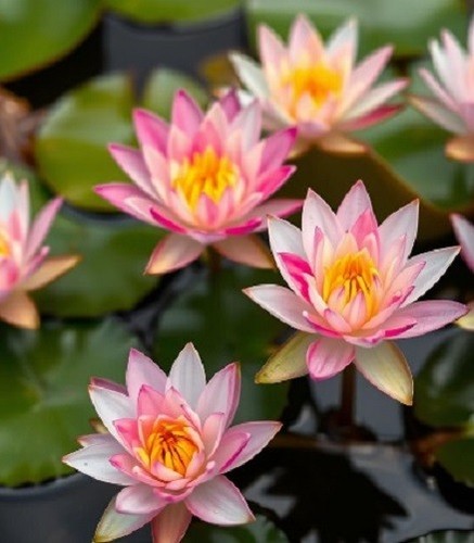 Mehrfarbige zwergseerose - mehrfarbige,