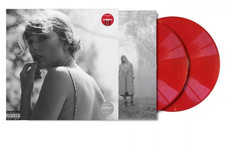 Taylor Swift Folklore 2 red Vinyl LPs - US Vinyl TARGET Meet Me Behind The Mall
