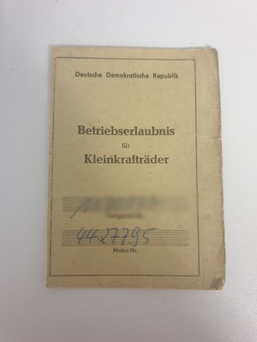 Papiere registrierschein - papiere,