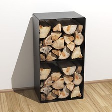Kaminholzregal Innen Außen Brennholzregal Metall Freistehend Wandmontage