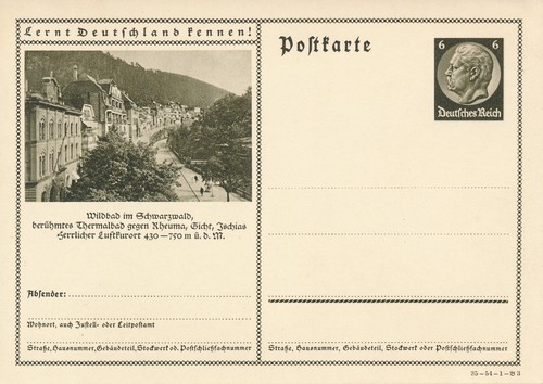 Ganzsache bildpostkarte - ganzsache,