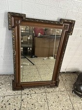 Großer Spiegel, Rahmen Nussbaum, antik, Jugendstil