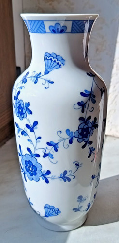Vase echt kobalt volkstedt - vase,