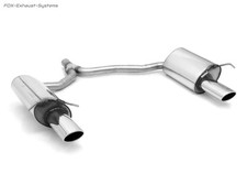  Duplex Sportauspuff Mercedes C-Klasse W204 Coupe Typ C204 115x85mm oval