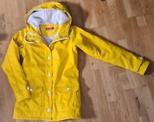 Derbe Regenjacke Parka gefüttert Größe 38, gelb TOP Zustand