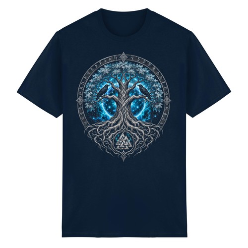 Herren shirt yggdrasil - herren, t-shirt