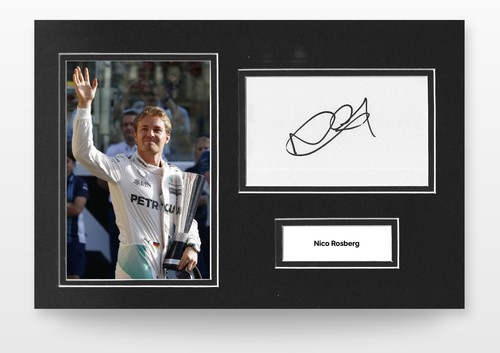 Nico rosberg handsigniertes - nico,