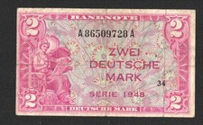 WBZ- 3a) — alt: Ro.235a) - Banknote; 2 Deutsche Mark von 1948