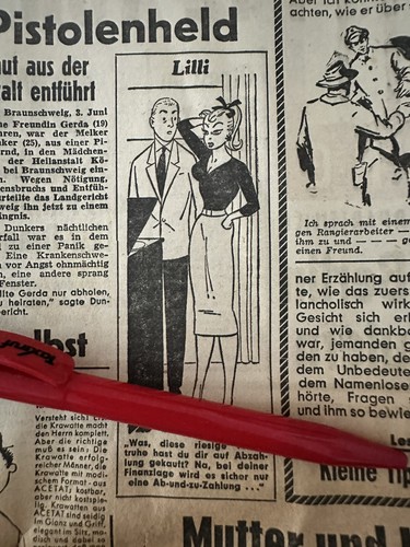 Original vintage bild lilli - vintage,