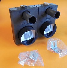 ista Duo Montageblock zu Wasseruhr Wasserzähler EAS istameter, messing o. rotguß