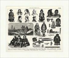 Baikal Tunguse Jakuten Tungusen Burjaten Brockhaus Bilder Atlas Ethnographie 28