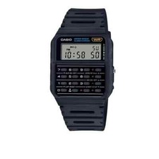 Casio Unisex Taschenrechner Digitaluhr CA-53W-1Z - kultiges schwarzes Retro D...