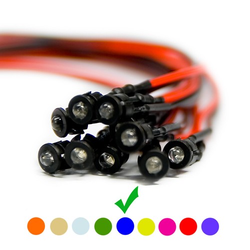 Verkabelte dioden led - led, +