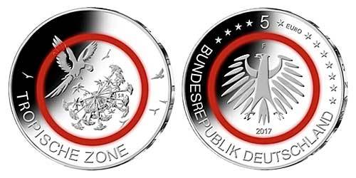 Euro münze tropische - 5,