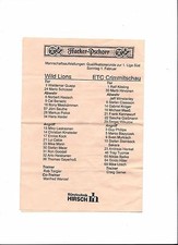 WILD LIONS AMBERG - ETC