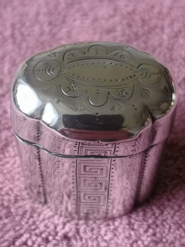 Antike 833er silber pillendose - 833er,