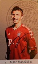 Mario Mandzukic Autogramm FC Bayern München