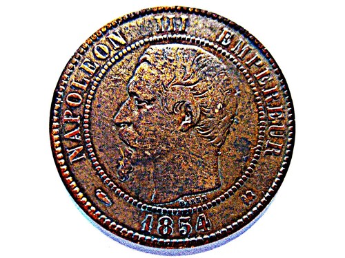 Frankreich dix centimes 1854 - centimes,