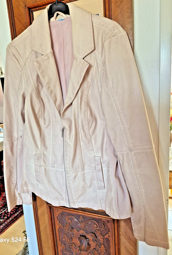 Sportliche kunstlederjacke - sportliche,