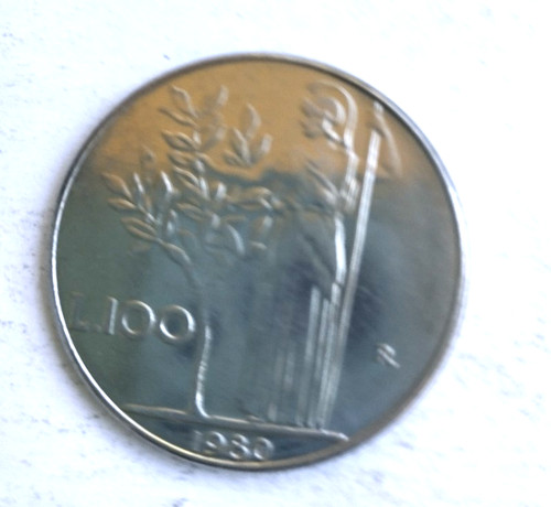 Italien 100 lire - 1980, sehr