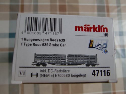 Märklin 47116 rungenwagen - h0,