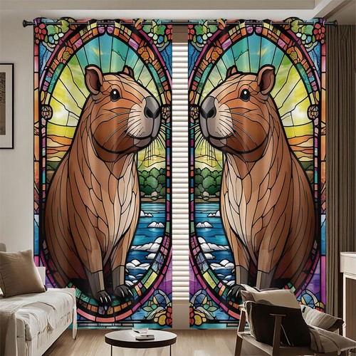 Capybara fenstervorhänge - capybara.08,
