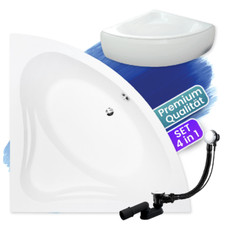 Eckbadewanne MIA Acryl 120x120