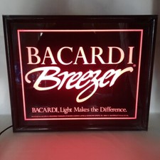 Bacardi Breezer Light Up Sign