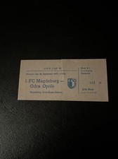 UEFA-Cup : 1.FC Magdeburg - Odra Opole ;  2&.09.1977