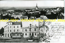 Dresden Gruß aus Leubnitz-Neuostra Edelweiss Straßenbahn  vor 1945 Kopie-AK