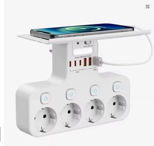 4-fach Mehrfachsteckdose 3er