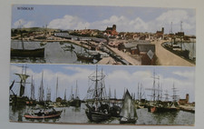 Wismar , 1916 , Hafen und Panorama , Ansichtskarte , AK !!