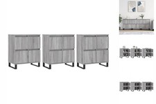 Sideboards 3 Stk. Grau Sonoma