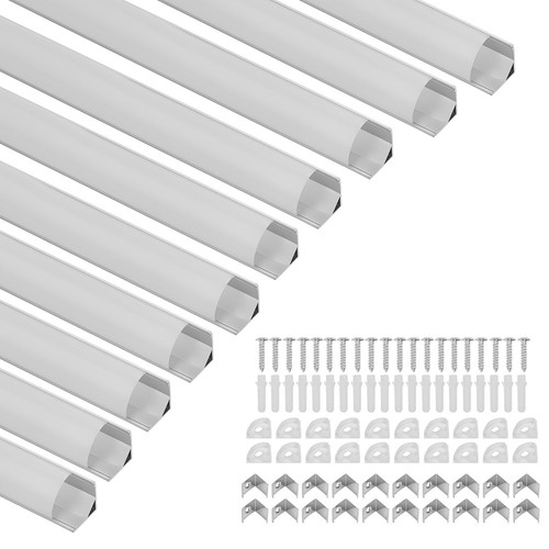 10x1m led aluminium profil - 10x1m,