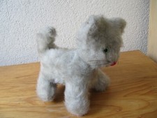 Vintage Katze grau 20 x 20 cm