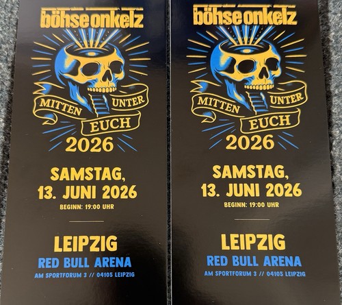 Zwei böhse onkelz tickets - onkelz,