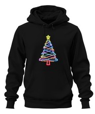 Neon weihnachtsbaum leuchtend - weihnachtsbaum,
