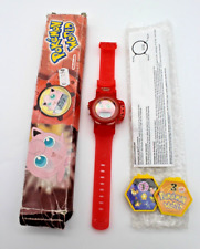 Pokémon Pummeluff World Armbanduhr mit Ton Nintendo 2000 - unbenutzt
