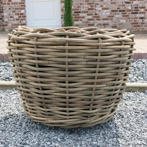 Pflanzkorb rattan weiden - pflanzkorb,
