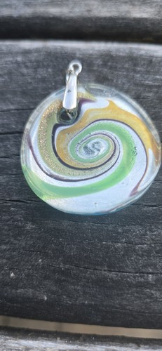 Murano glas anhänger rund - glas,