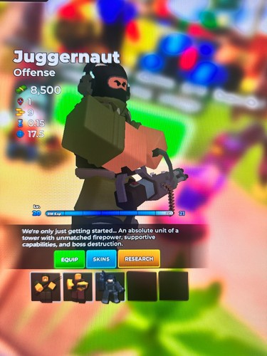 Tds roblox maxed - tds, juggernaut