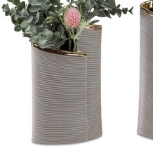 Deko Vase GOLDSAND oval H