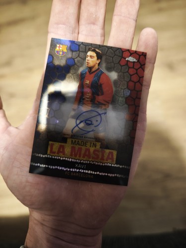 Xavi topps auto - xavi,