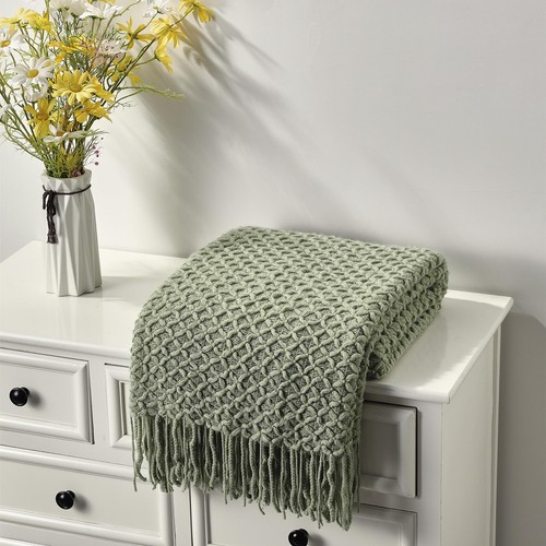 Landhausstil boho strickdecke - landhausstil,