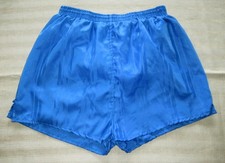 BLAUE SPORTHOSE - GLANZSHORTS