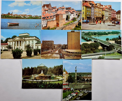 Postkarten lot warschau - lot, 8