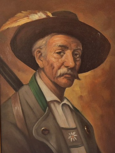 Altes orig ölgemälde - altes,