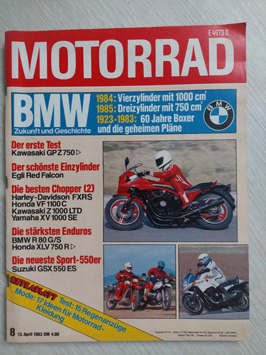 Motorrad 1983 - motorrad, 8/1983