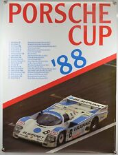 Plakat Poster Porsche Cup 1988 John Winter Blaupunkt Sachs Joest 962C 101 x 76cm